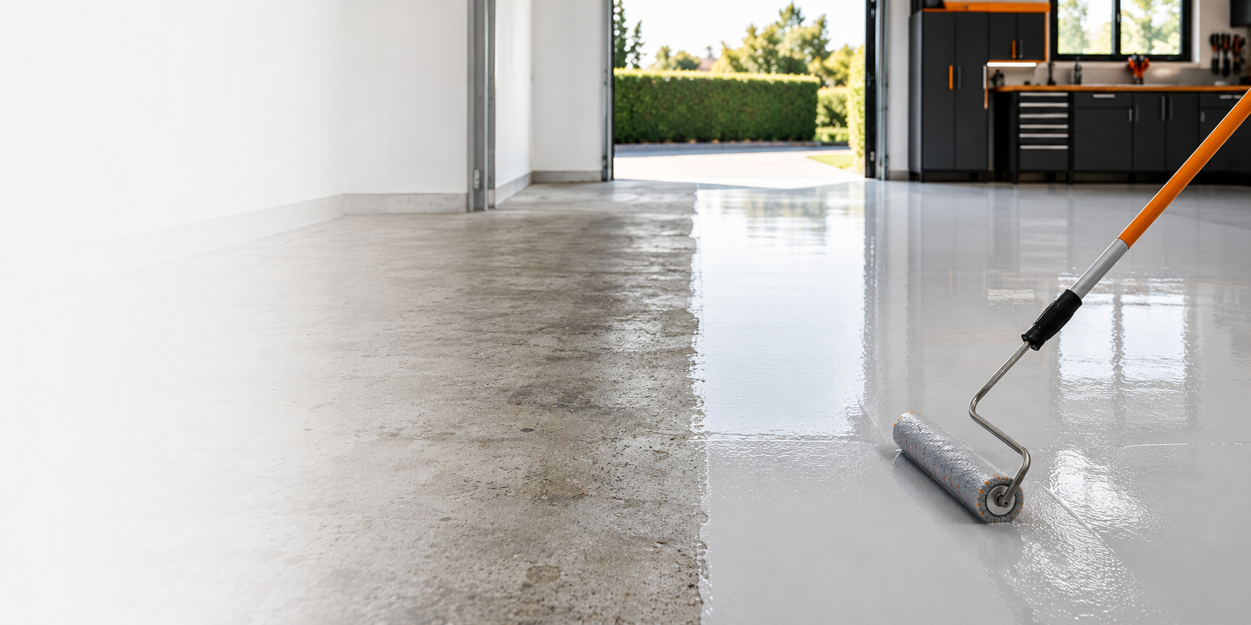 Résine époxy professionnelle sol plan de travail décoration