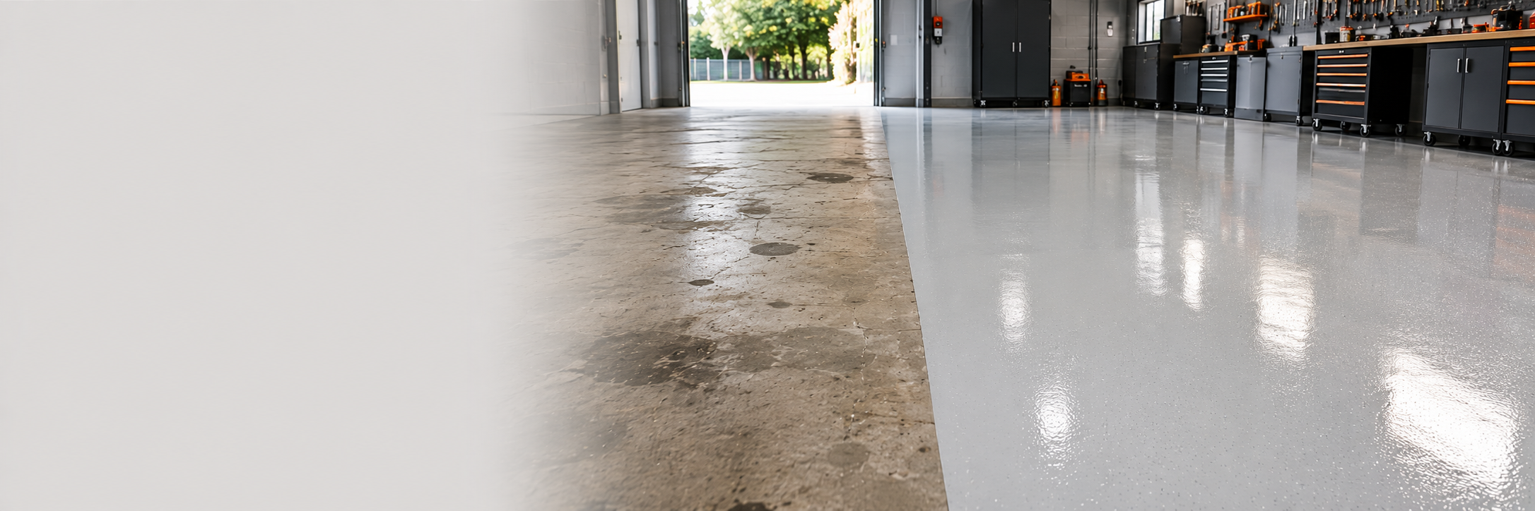 Revêtement époxy sol garage atelier professionnel