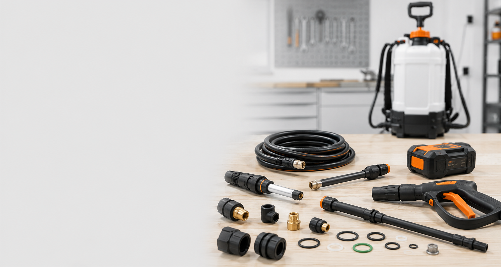 Pièces détachées accessoires pulvérisateurs tuyau batterie pistolet raccord