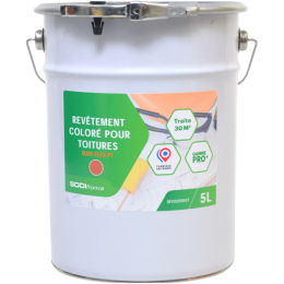 Hydrofuge Coloré pour Toiture Professionnel - SODI PEINTURE TOITURE 5L