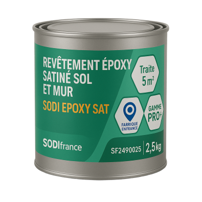 Revêtement Époxy Satiné Sol et Mur