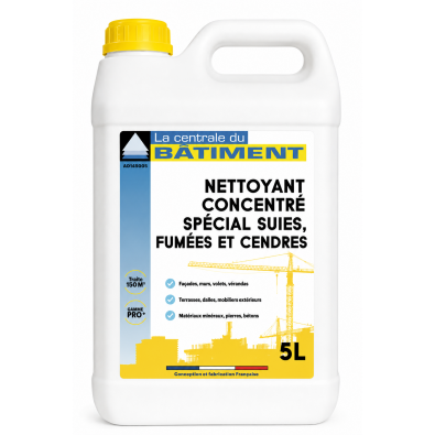 Nettoyant concentré spécial suies, fumées et cendres