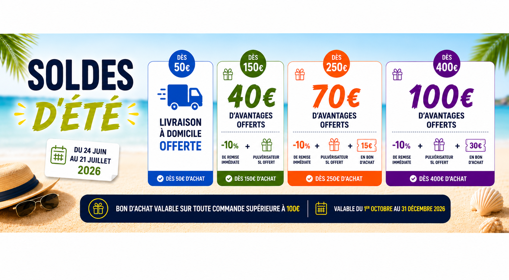 Soldes d'été DPRODUITS