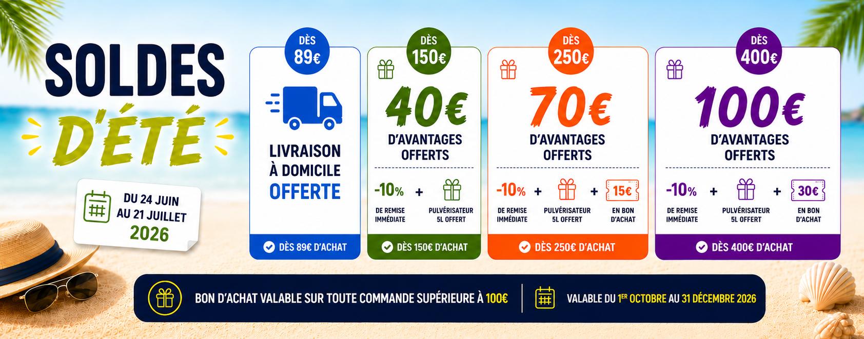 Soldes d'été DPRODUITS